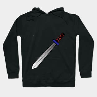 Illustration of a sword Hoodie